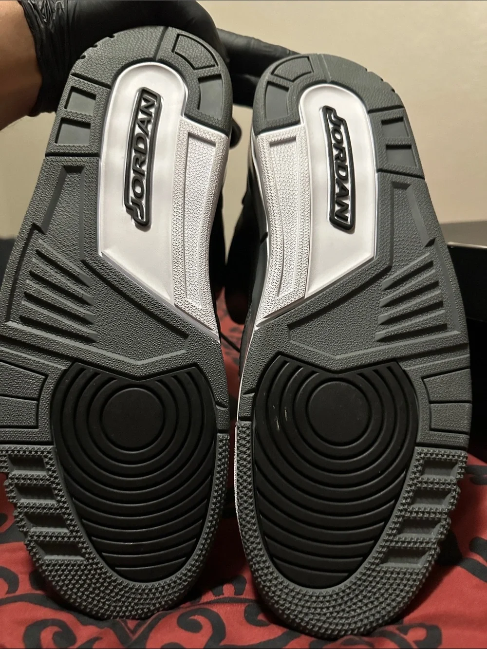 Jordan Men's High-Top Sneakers in Black and Gray